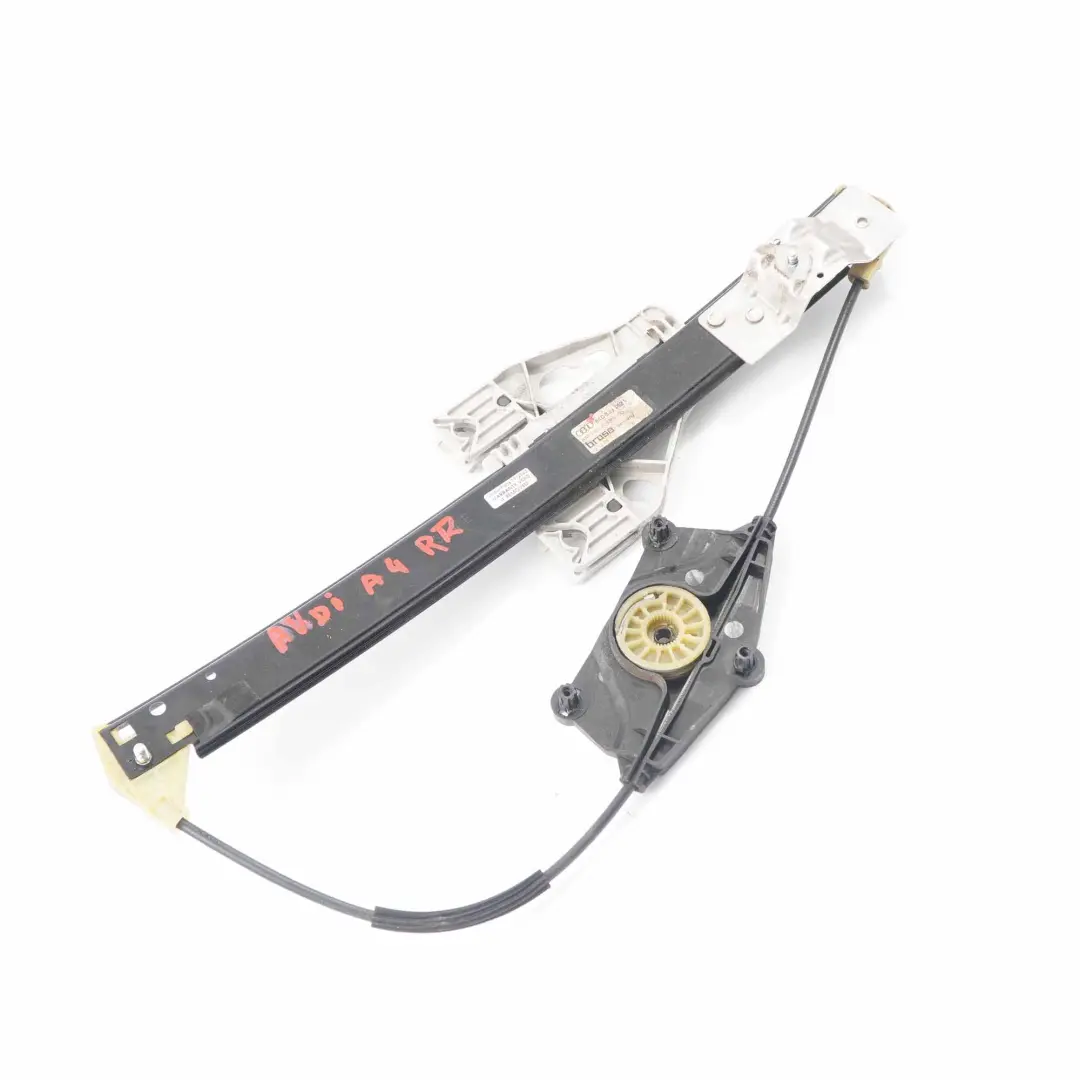 Audi A4 B8 Window Lifter Rear Door Right O/S Regulator Mechanism - SKU 8K0839462A - Part number 8K0839462A
