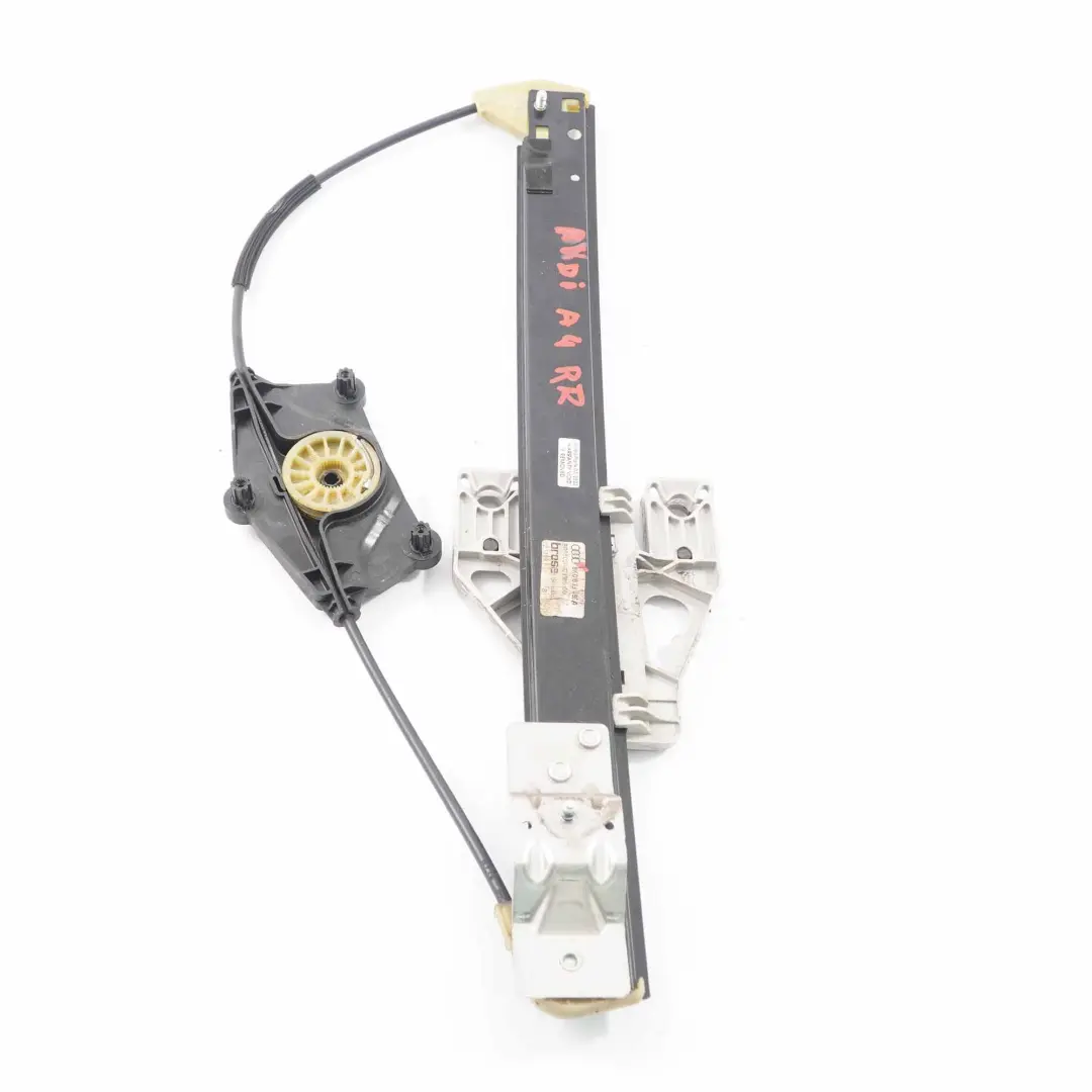 Audi A4 B8 Window Lifter Rear Door Right O/S Regulator Mechanism - SKU 8K0839462A - Part number 8K0839462A
