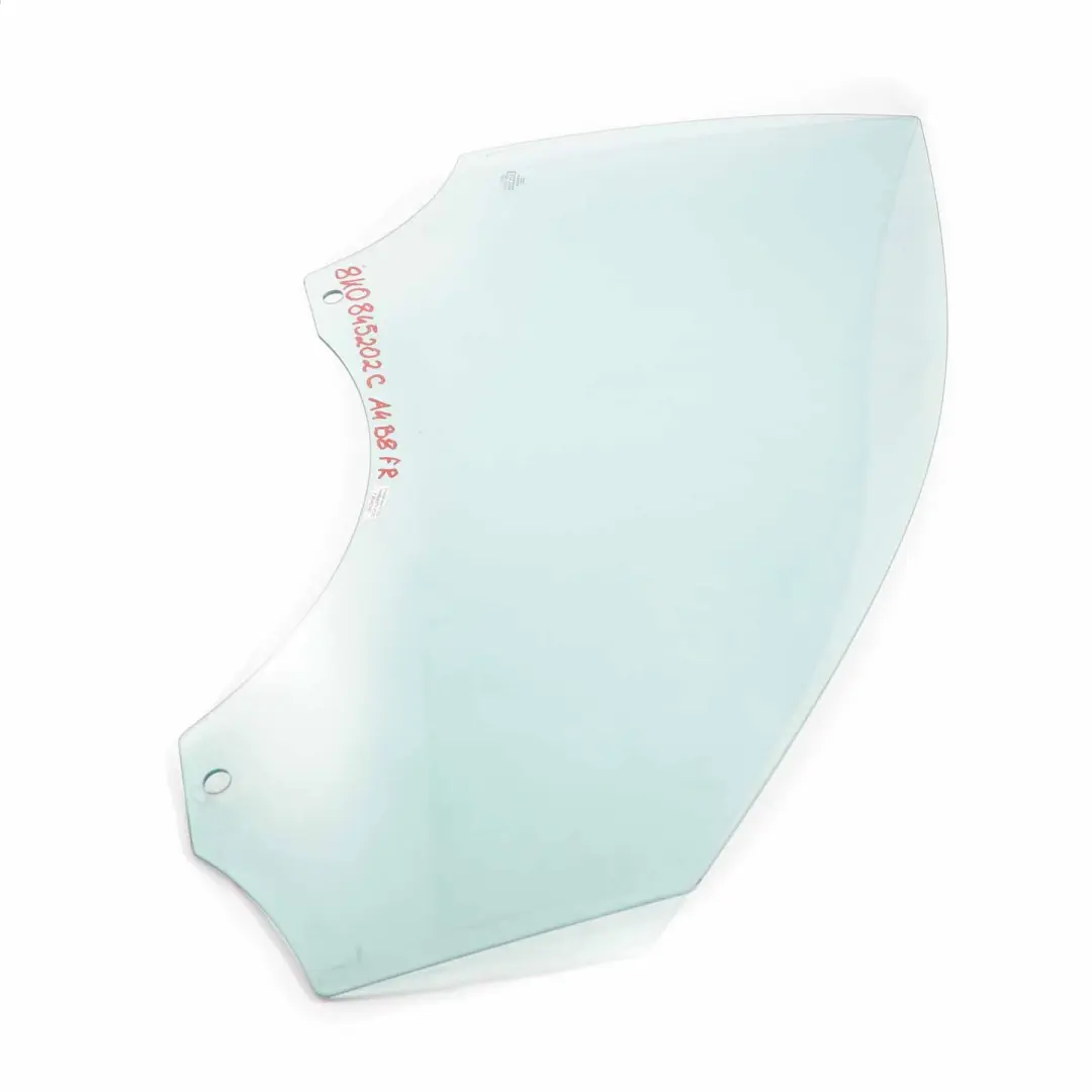Audi A4 B8 Vetro Porta Lato Anteriore Destro Verde AS2 - SKU 8K0845202C - Numero di parte 8K0845202C