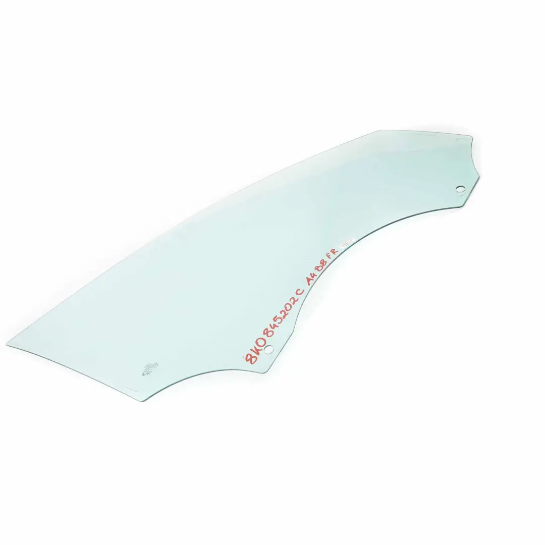 Audi A4 B8 Window Glass Door Side Front Right O/S Green AS2 - SKU 8K0845202C - Part number 8K0845202C
