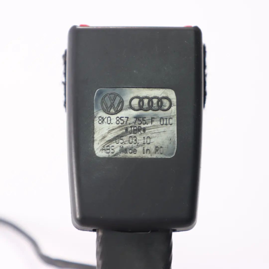 Buckle Front Seat Safety Belt Latch Left Right N/O/S Audi A4 B8 Seat - SKU 8K0857755F - Part number 8K0857755F