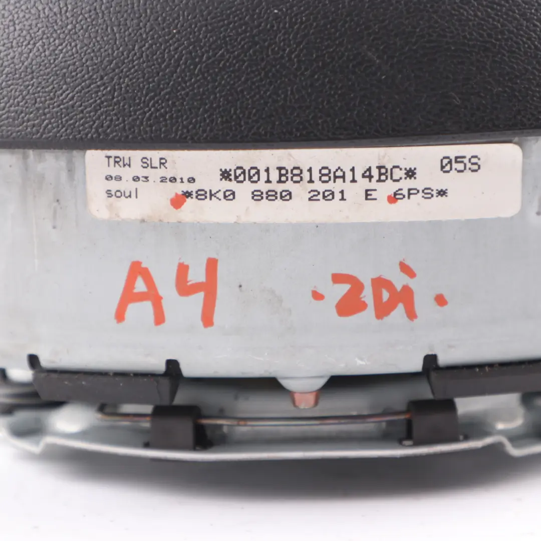 Steering Wheel Air Bag Driver Module Airbag to Audi A4 B8 with Part number 8K0880201E Audi A4 B8 Steering Wheel Air Bag Driver Module Airbag - SKU 8K0880201E - Part number 8K0880201E