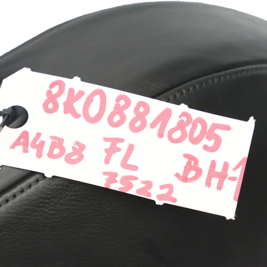 Audi A4 B8 S-line Vordersitz links Schwarzes Leder - SKU 8K0881805BH-1 - Teilenummer 8K0881805BH