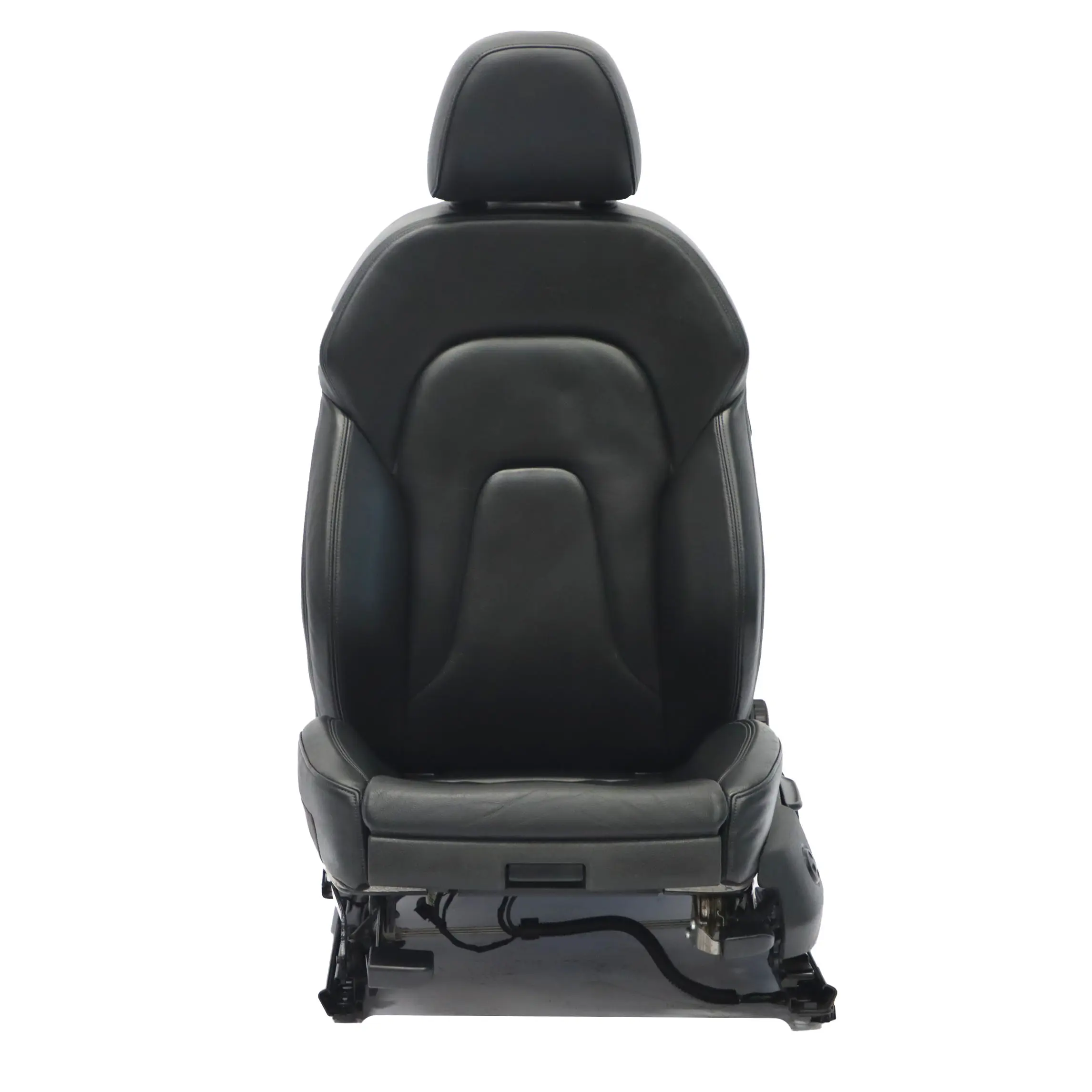 Audi A4 B8 S-line Sedile Anteriore Sinistro Pelle Nera