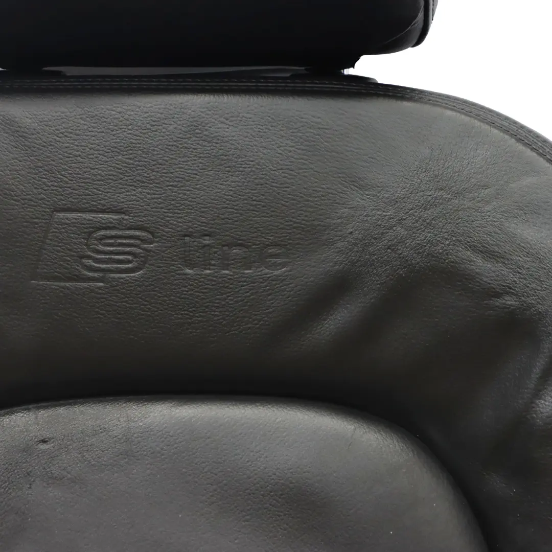 Fotel Prawy Przód Przedni Skóra Czarna do Audi A4 B8 S-line o numerze 8K0881806BH Audi A4 B8 S-line Fotel Prawy Przód Przedni Skóra Czarna - SKU 8K0881806BH-1 - Numer Części 8K0881806BH