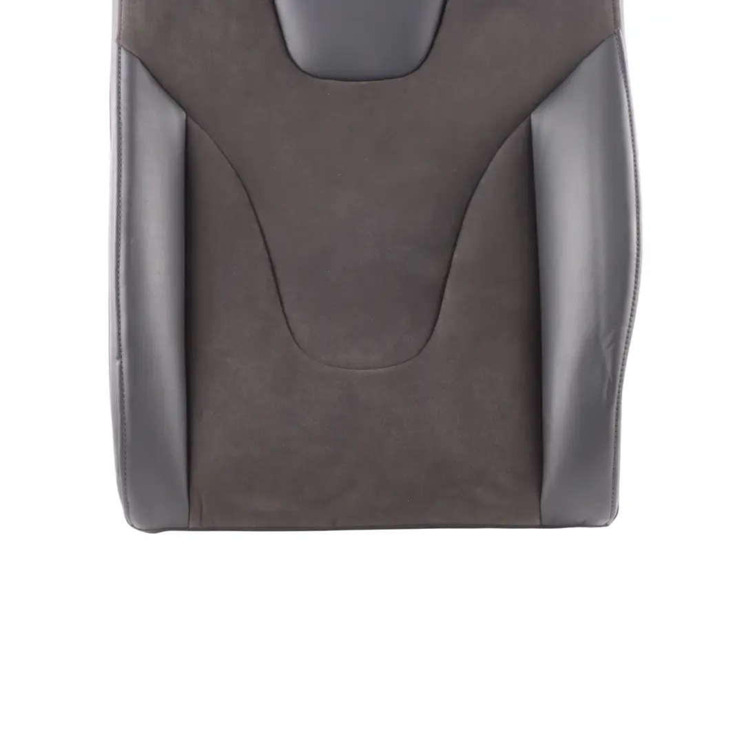 Backrest Left N/S Black Leather Alcantara to Audi RS4 B8 Rear Seat with Part number 8K0885805BE Audi RS4 B8 Rear Seat Backrest Left N/S Black Leather Alcantara - SKU 8K0885805BE - Part number 8K0885805BE