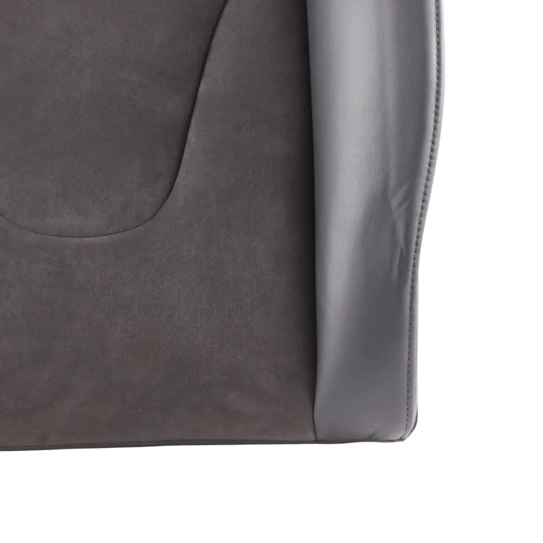 Backrest Left N/S Black Leather Alcantara to Audi RS4 B8 Rear Seat with Part number 8K0885805BE Audi RS4 B8 Rear Seat Backrest Left N/S Black Leather Alcantara - SKU 8K0885805BE - Part number 8K0885805BE