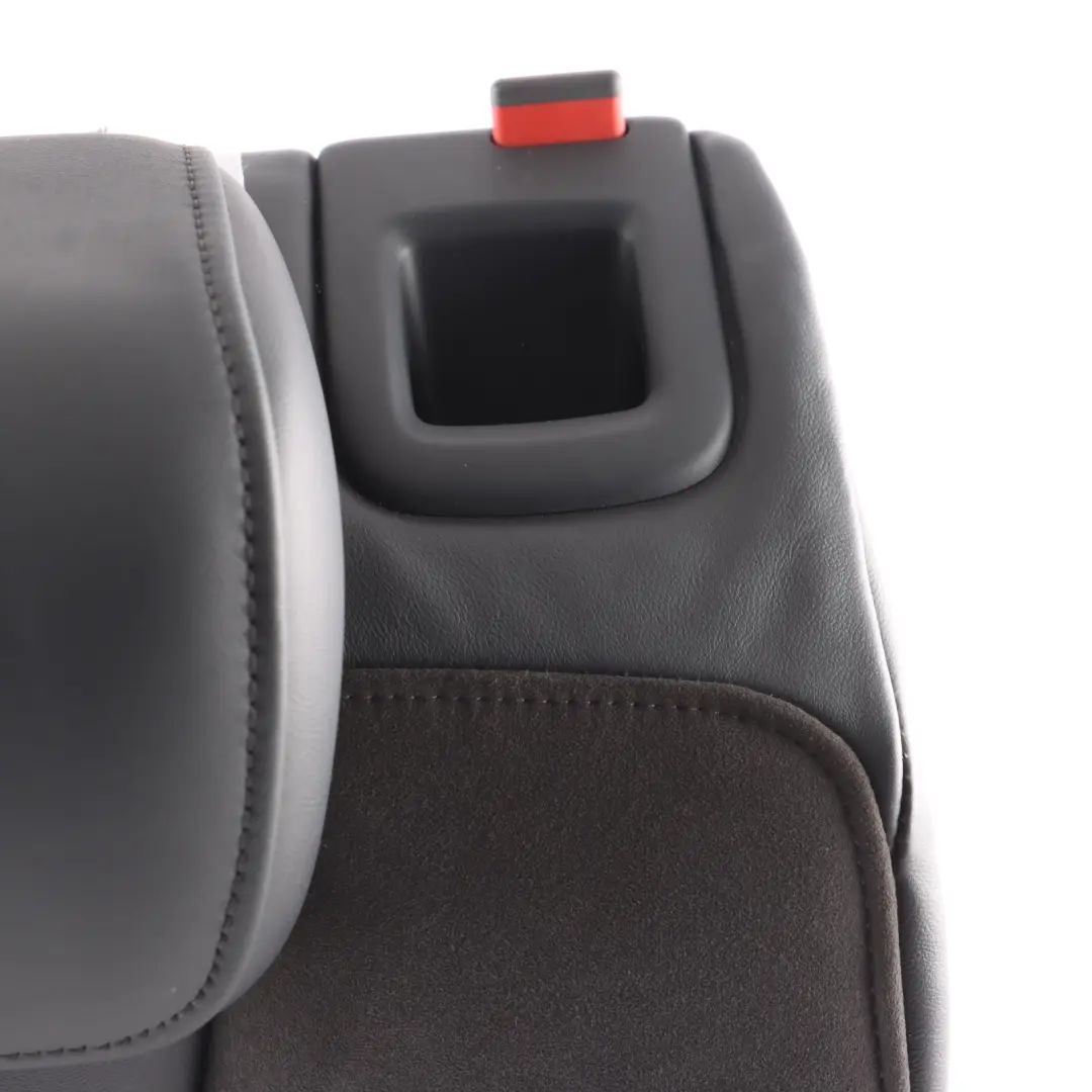 Backrest Left N/S Black Leather Alcantara to Audi RS4 B8 Rear Seat with Part number 8K0885805BE Audi RS4 B8 Rear Seat Backrest Left N/S Black Leather Alcantara - SKU 8K0885805BE - Part number 8K0885805BE