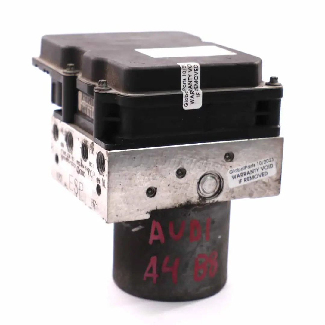 Audi A4 B8 Brake Pump ABS Module Hydraulic Control Braking Unit - SKU 8K0907379AK - Part number 8K0907379AK