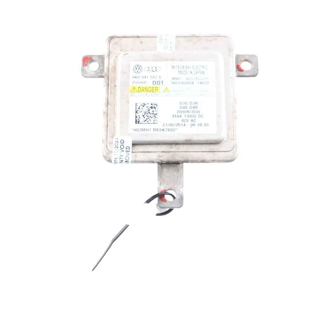 Modul Audi A3 A4 A5 A6 Scheinwerfer Vorschaltgerät für Xenon mit Teilenummer 8K0941597E Xenon Modul Audi A3 A4 A5 A6 Scheinwerfer Vorschaltgerät - SKU 8K0941597E-1 - Teilenummer 8K0941597E
