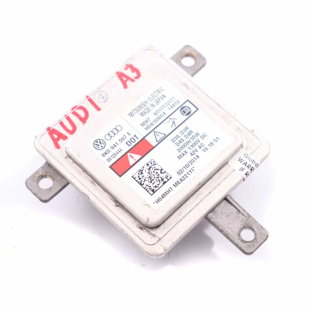 Module Audi A3 A4 A5 A6 Headlight Ballast Control Unit to Xenon with Part number 8K0941597E Xenon Module Audi A3 A4 A5 A6 Headlight Ballast Control Unit - SKU 8K0941597E - Part number 8K0941597E