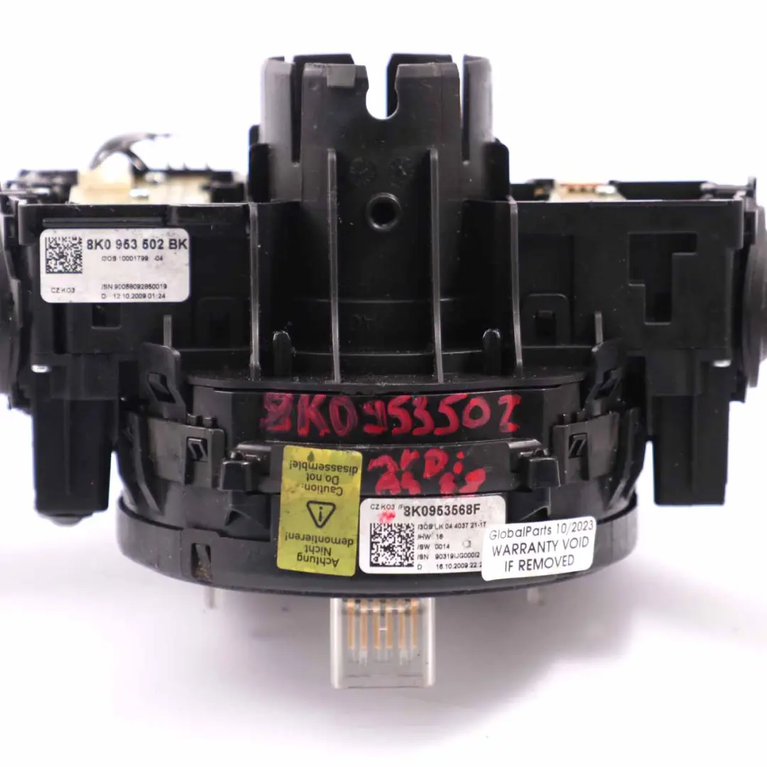 Audi A4 B8 Indicator Wiper Stalk Cruise Control Squib Ring - SKU 8K0953502BK - Part number 8K0953502BK