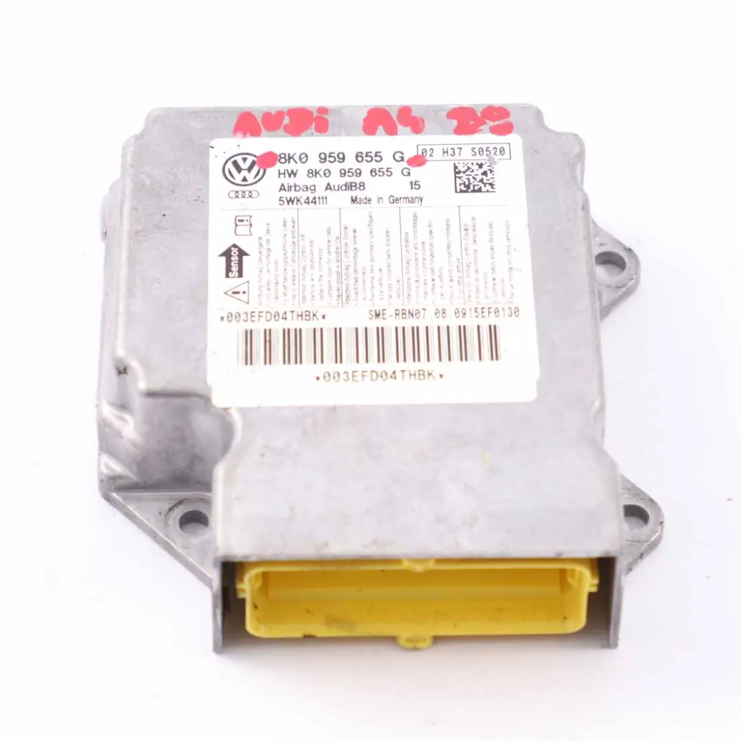 Audi A4 B8 Module d'air ECU Unité de contrôle Capteur de collision - SKU 8K0959655G - Numéro de pièce 8K0959655G