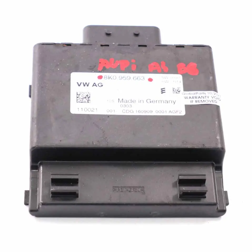 Spannungsstabilisator Wandler Steuergerät Modul für Audi A4 B8 A5 8T mit Teilenummer 8K0959663 Audi A4 B8 A5 8T Spannungsstabilisator Wandler Steuergerät Modul - SKU 8K0959663 - Teilenummer 8K0959663
