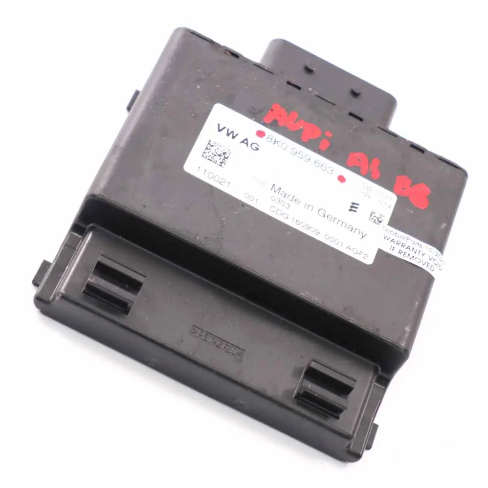 Module De Contrôle Du Stabilisateur De Tension pour Audi A4 B8 A5 8T à propos du numéro de pièce 8K0959663 Audi A4 B8 A5 8T Module De Contrôle Du Stabilisateur De Tension - SKU 8K0959663 - Numéro de pièce 8K0959663