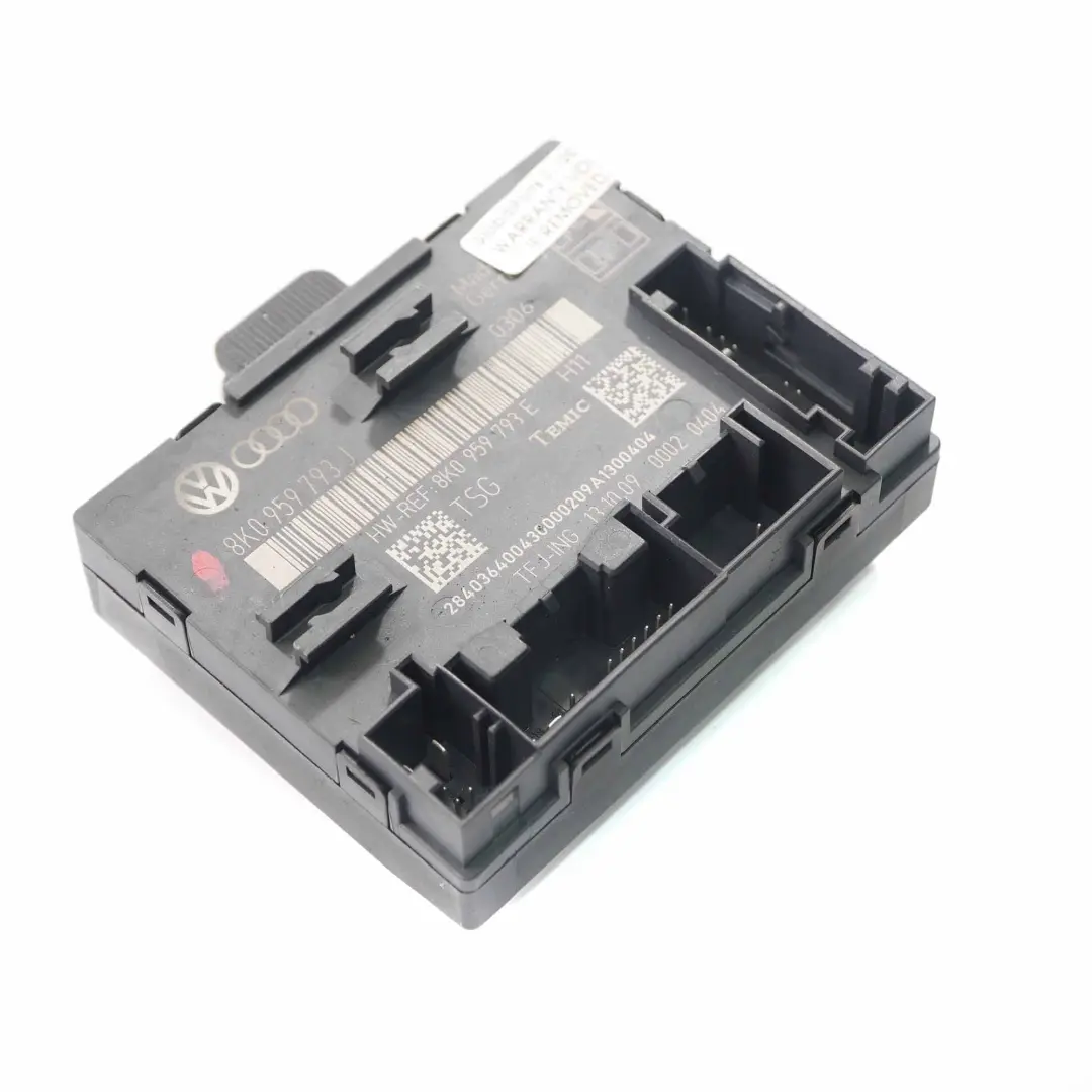 Audi A4 B8 Moduł Drzwi Prawy Przód - SKU 8K0959793J - Numer Części 8K0959793J