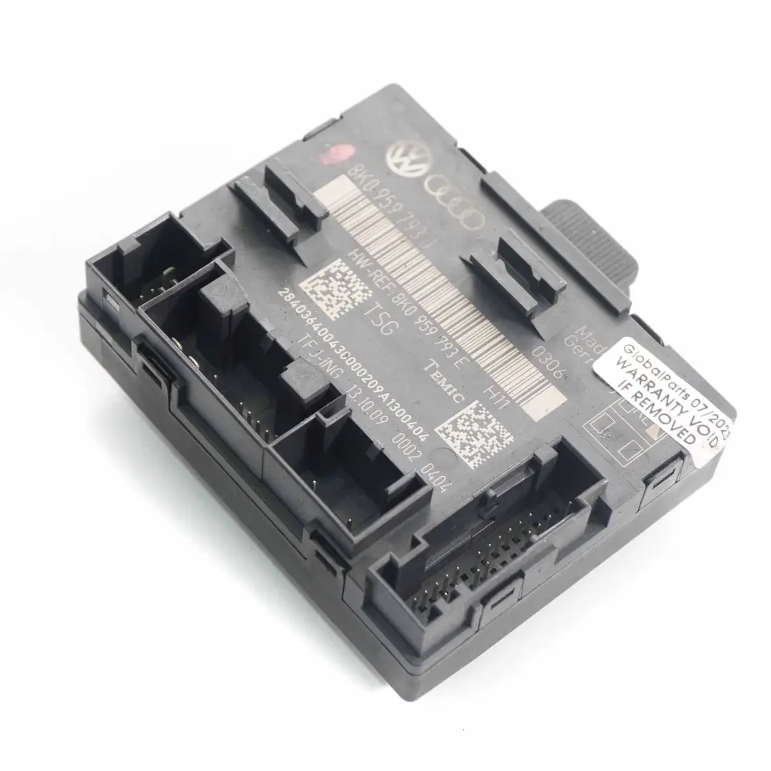 Audi A4 B8 Modulo porta anteriore destra Modulo unità controllo ECU - SKU 8K0959793J - Numero di parte 8K0959793J