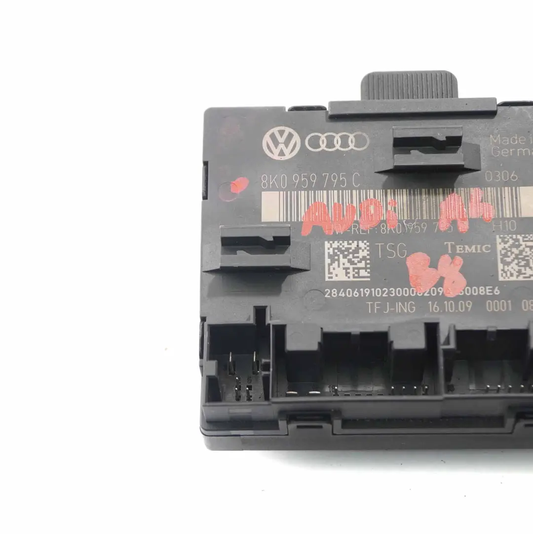 Door Module Rear Left Right N/O/S Control Unit Module ECU Audi A4 B8 - SKU 8K0959795C - Part number 8K0959795C