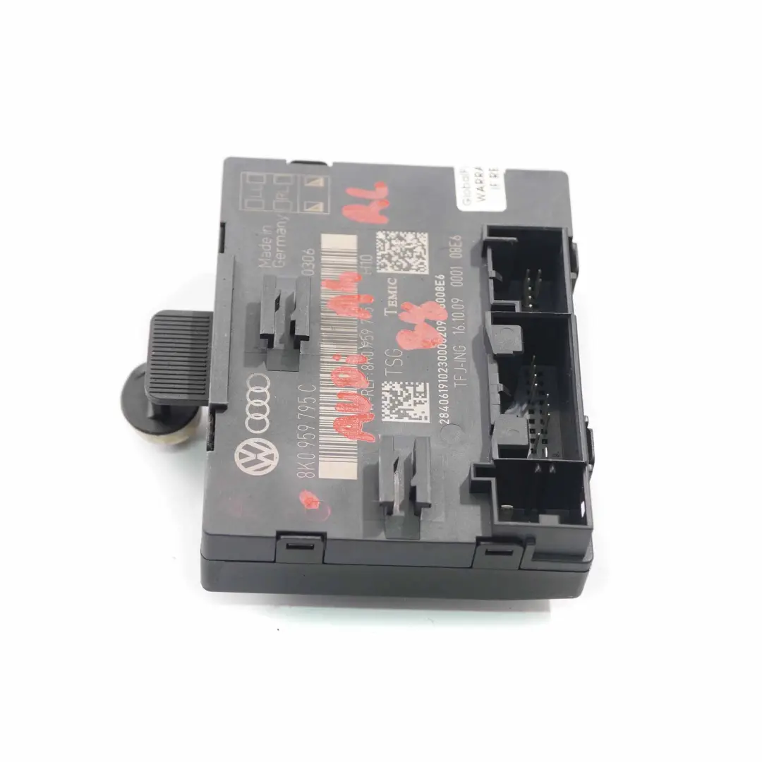 Door Module Rear Left Right N/O/S Control Unit Module ECU Audi A4 B8 - SKU 8K0959795C - Part number 8K0959795C