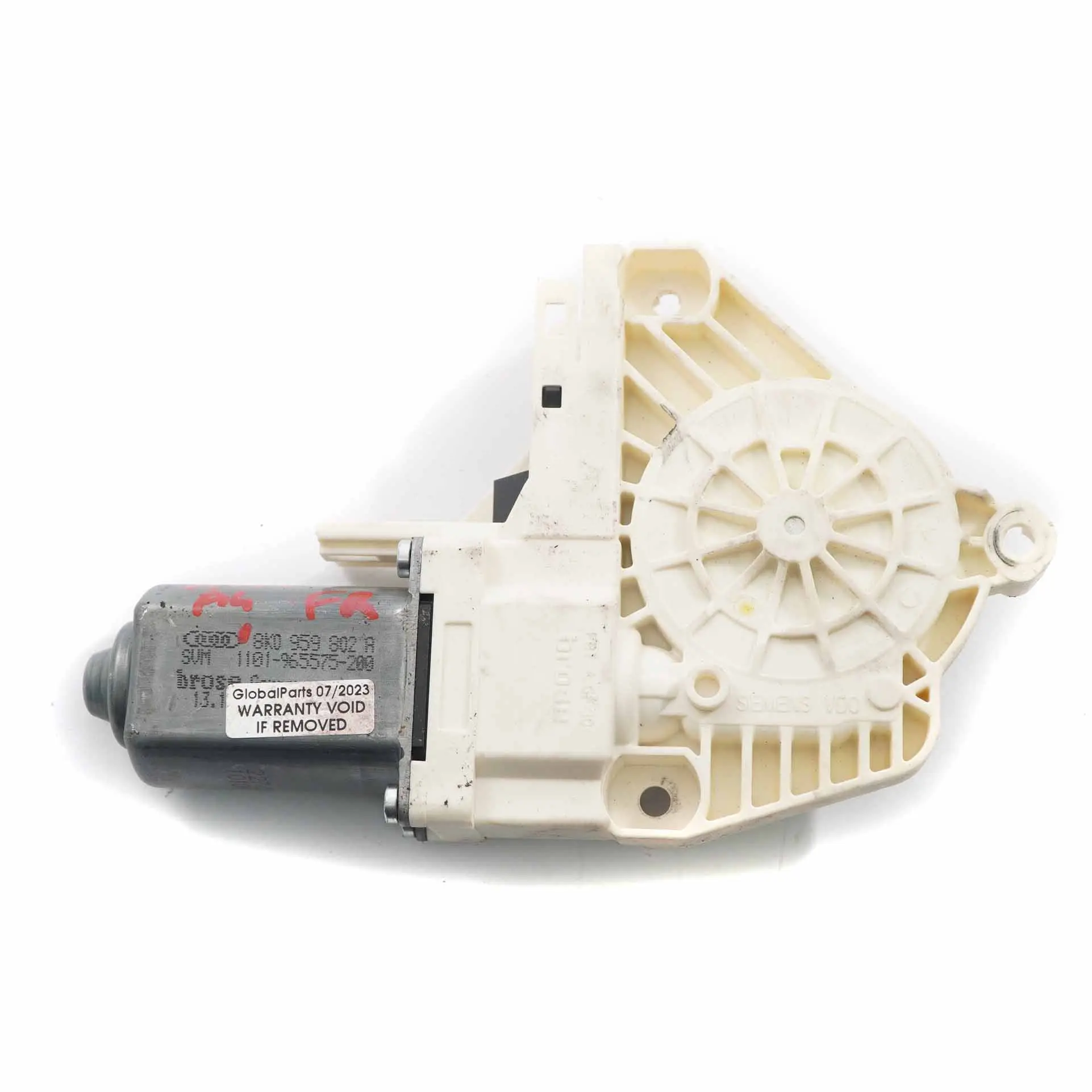 Motor Elevador Audi A4 B8 Delantero Derecho Puerta Accionamiento 8K0959802A