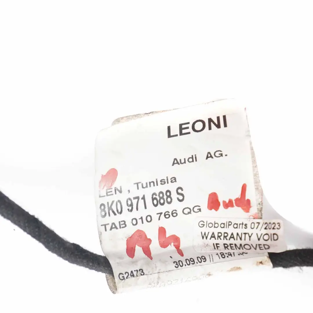 Faisceau de porte Câble de câblage arrière pour Audi A4 B8 à propos du numéro de pièce 8K0971688S Audi A4 B8 Faisceau de porte Câble de câblage arrière - SKU 8K0971688S - Numéro de pièce 8K0971688S
