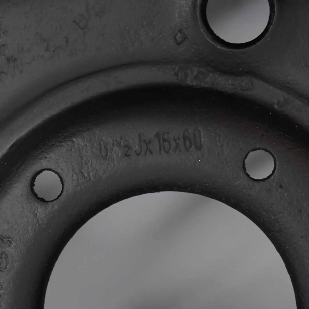 Ford Transit Noir Jante Acier 16" ET:60 6,5J 8K211007DA - SKU 2150649 - Numéro de pièce 2150649