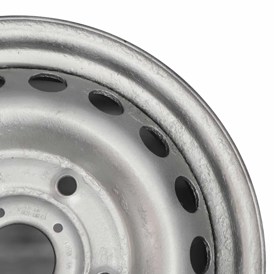  Llanta de acero plateada Ford Transit 16" ET:60 6,5J 8K211007DA - SKU 8K21-1007-DA - Número de pieza 8K21-1007-DA