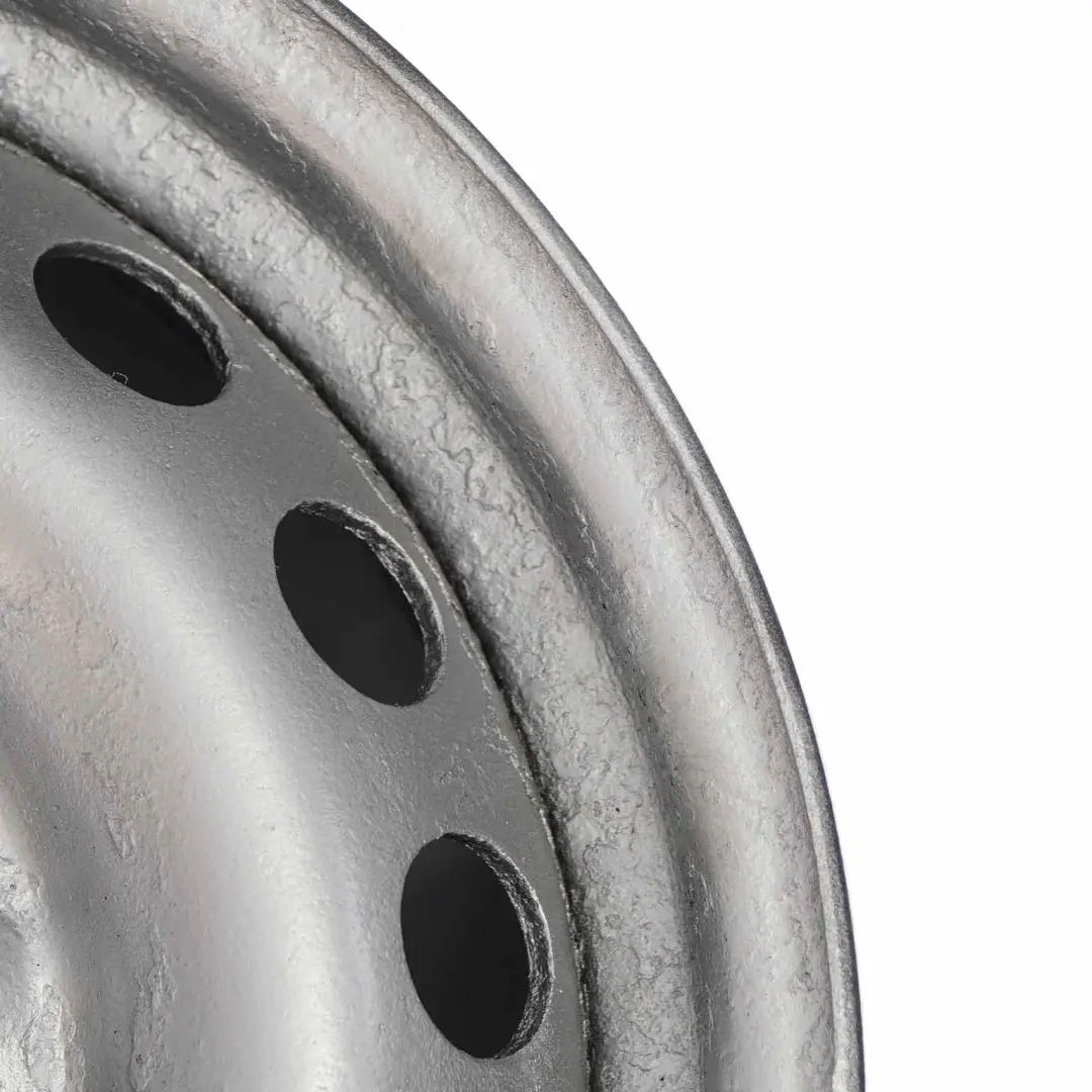 Ford Transit Silver Steel Wheel Rim 16" ET:60 6,5J 8K211007DA - SKU 8K21-1007-DA - Part number 8K21-1007-DA