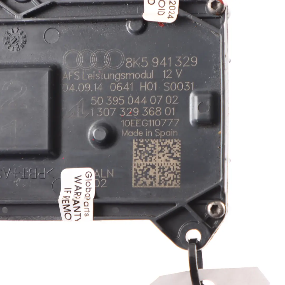 Audi RS4 A4 B8 Moduł Skrętu Lampy Przetwornica Reflektorów ECU - SKU 8K5941329 - Numer Części 8K5941329