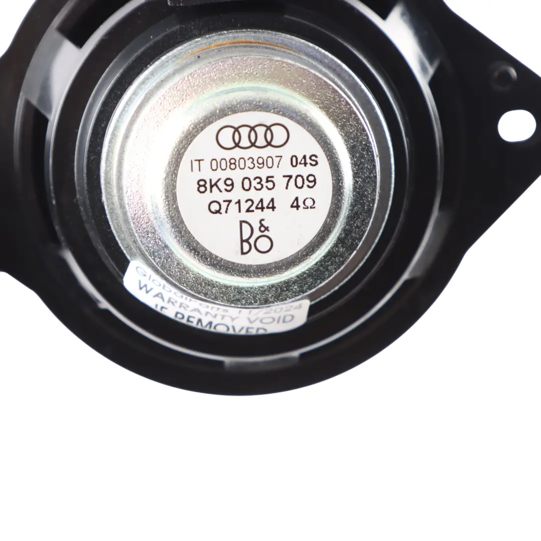 Haut-Parleur Médium Arrière Tweeter Gauche Droite pour Audi A4 RS4 B8 à propos du numéro de pièce 8K9035709 Audi A4 RS4 B8 Haut-Parleur Médium Arrière Tweeter Gauche Droite - SKU 8K9035709 - Numéro de pièce 8K9035709