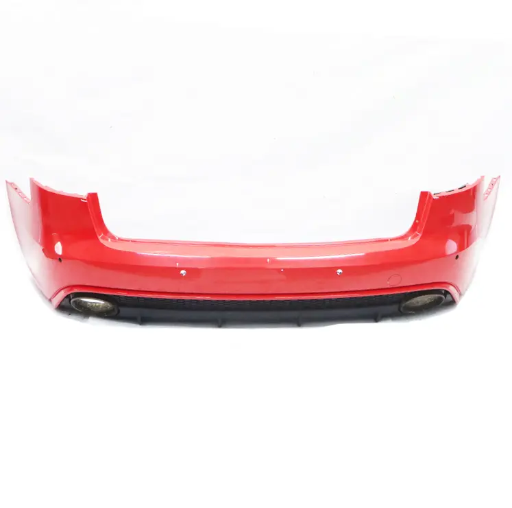 Bumper Trim Panel Covering Misano Red Pearl - Z3M to Audi RS4 B8 Rear with Part number 8K9807067D Audi RS4 B8 Rear Bumper Trim Panel Covering Misano Red Pearl - Z3M - SKU 8K9807067D-MRE - Part number 8K9807067D