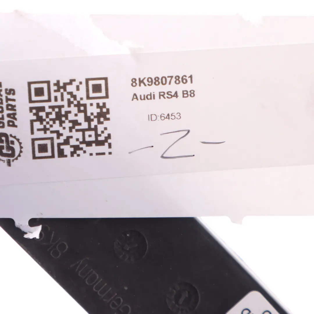 Supporto Portaparaurti Posteriore per Audi A4 RS4 B8 con numero di parte 8K9807861 Audi A4 RS4 B8 Supporto Portaparaurti Posteriore - SKU 8K9807861 - Numero di parte 8K9807861