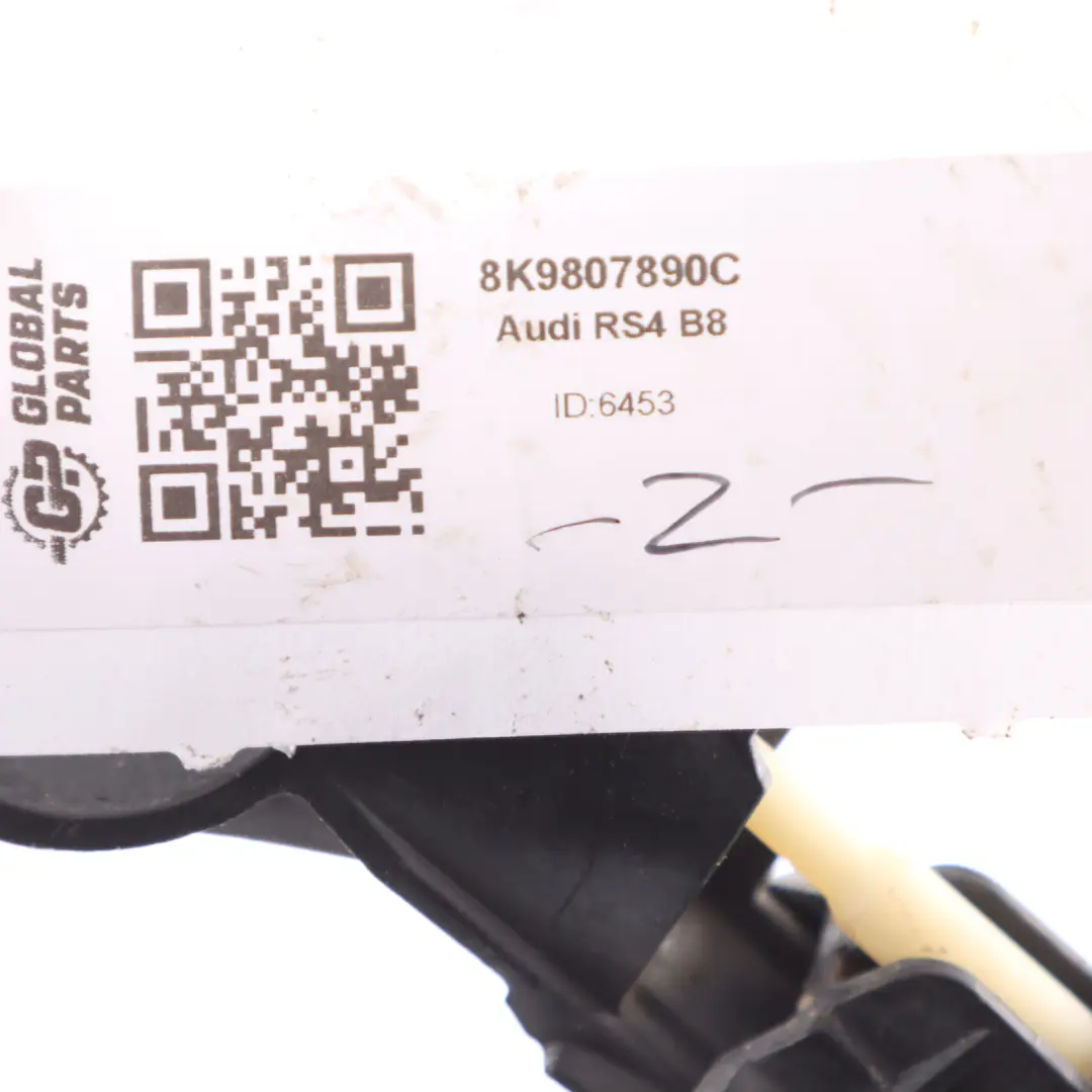 Audi RS4 B8 Rear Bumper Upper Top Guide Rail Mount Bracket Right O/S - SKU 8K9807890C - Part number 8K9807890C