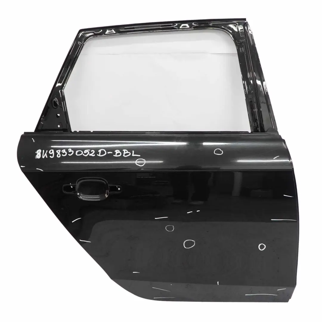 Audi A4 B8 Avant Porte arriere droite Noir brillant - LY9B - SKU 8K9833052D-BBL - Numéro de pièce 8K9833052D