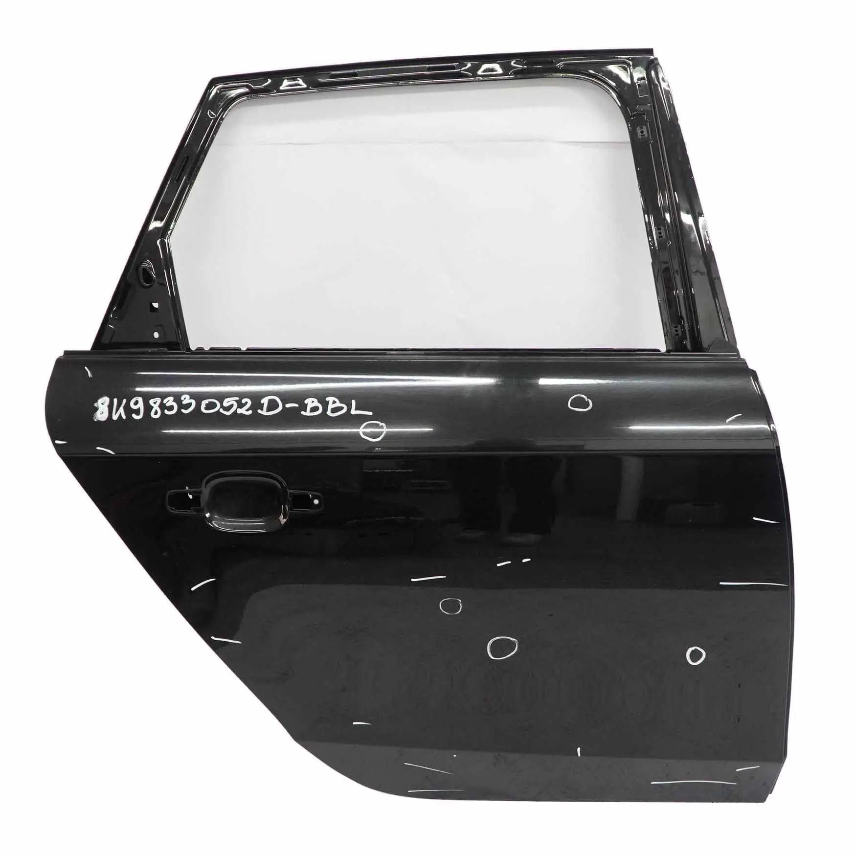 Rear Door Audi A4 B8 Avant Right O/S Brilliant Black - LY9B