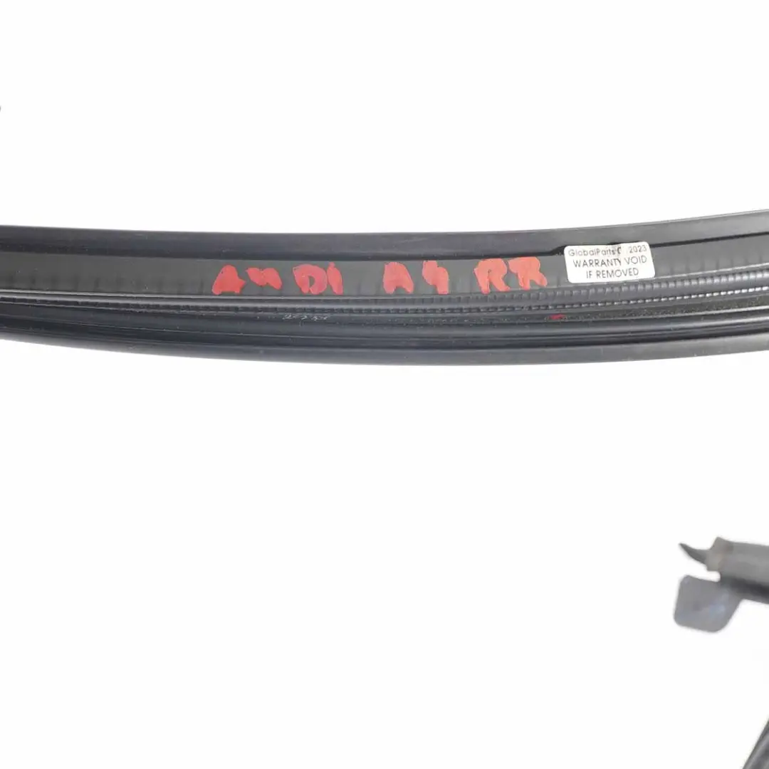 Audi A4 B8 Avant Door Window Seal Rear Right O/S Guide Frame Gasket - SKU 8K9839440 - Part number 8K9839440