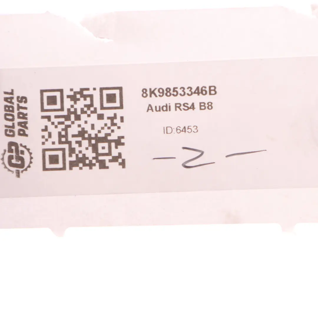 Audi RS4 B8 Support De Garniture De Vitre Arrière Droit - SKU 8K9853346B - Numéro de pièce 8K9853346B