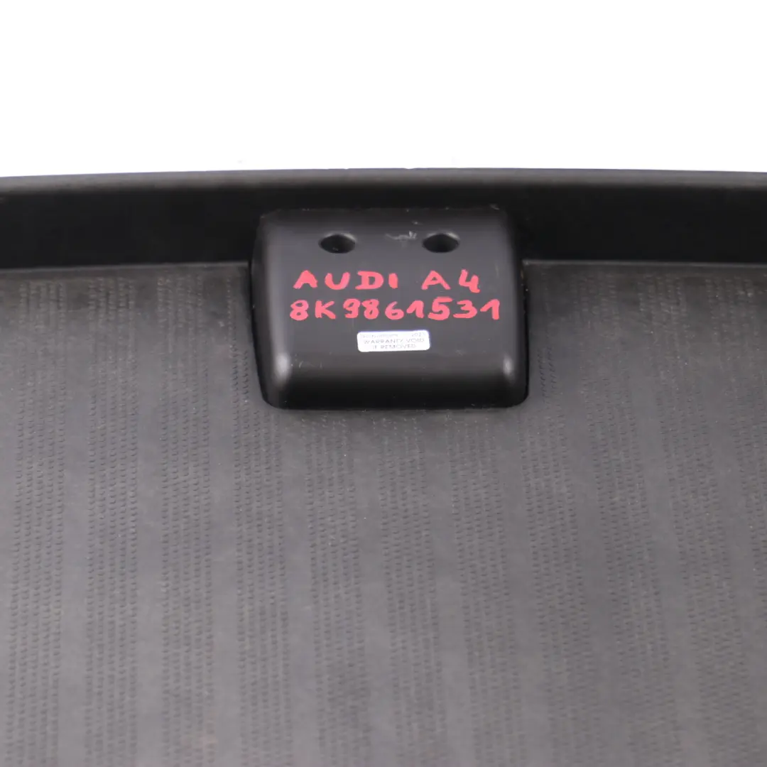 Tapis de coffre à bagages Noir pour Audi A4 B8 Avant à propos du numéro de pièce 8K9861531 Audi A4 B8 Avant Tapis de coffre à bagages Noir - SKU 8K9861531 - Numéro de pièce 8K9861531