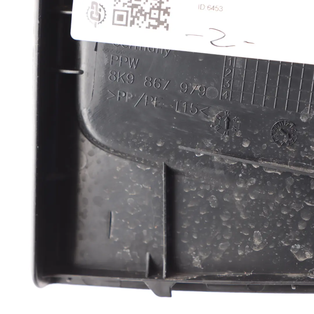 Maletero Trasero Cubierta Interior Panel Derecho para Audi A4 RS4 B8 con número de pieza 8K9867979 Audi A4 RS4 B8 Maletero Trasero Cubierta Interior Panel Derecho - SKU 8K9867979 - Número de pieza 8K9867979