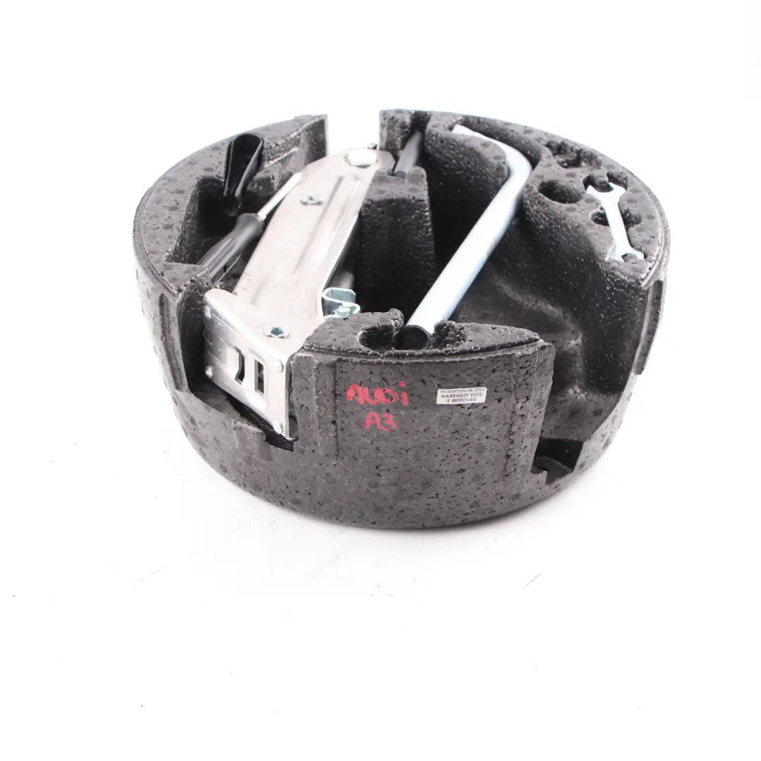 Audi A3 8L Boot Trunk Panel Tool Kit Storage Tray Foam Wrench Jack - SKU 8L0012109 - Part number 8L0012109