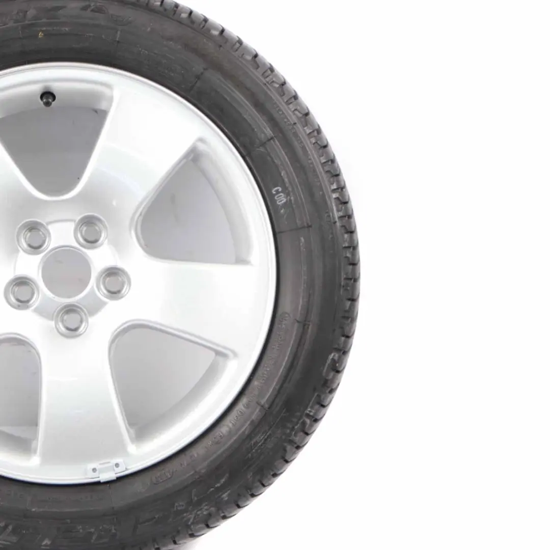 Audi A3 8L Silver Wheel Alloy Rim 16" ET:42 6,5J With Tyre 205/55 - SKU 8L0601025K - Part number 8L0601025K