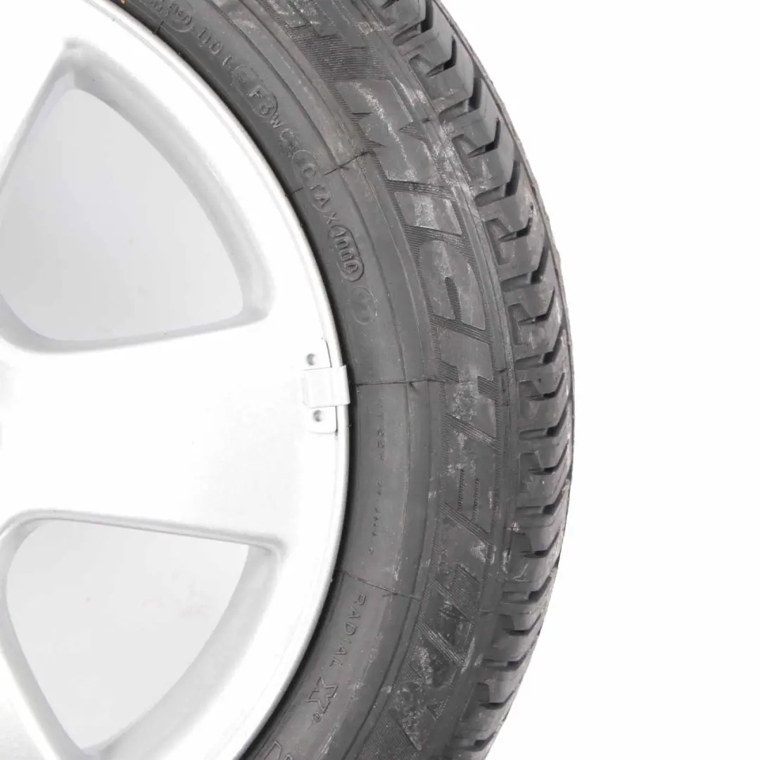 Audi A3 8L Silver Wheel Alloy Rim 16" ET:42 6,5J With Tyre 205/55 - SKU 8L0601025K - Part number 8L0601025K