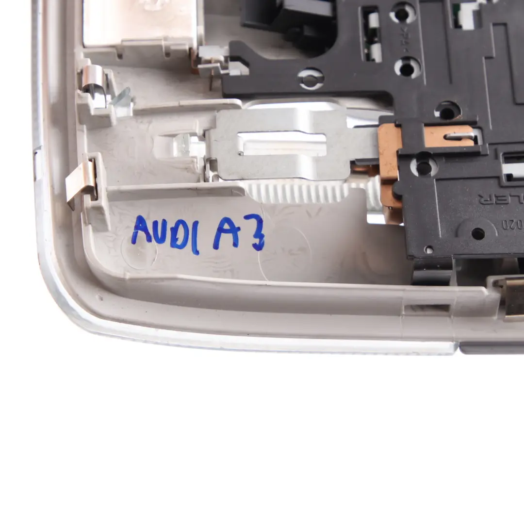 8L Interior Roof Reading Light Lamp Control Grey to Audi A3 with Part number 8L0947111 Audi A3 8L Interior Roof Reading Light Lamp Control Grey - SKU 8L0947111 - Part number 8L0947111