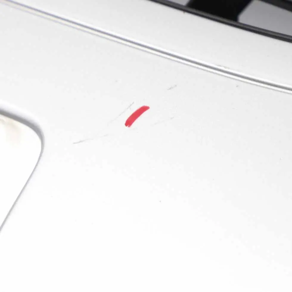 Audi TT 8N Front Bumper Trim Panel Covering Light Silver Metallic - LY7W - SKU 8N0807101AA-LS - Part number 8N0807101AA