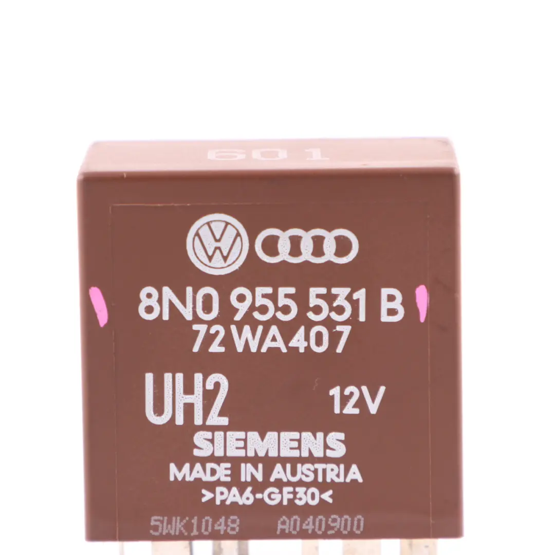8N Wiper Relay Electrical Unit Brown to Audi TT with Part number 8N0955531B Audi TT 8N Wiper Relay Electrical Unit Brown - SKU 8N0955531B - Part number 8N0955531B