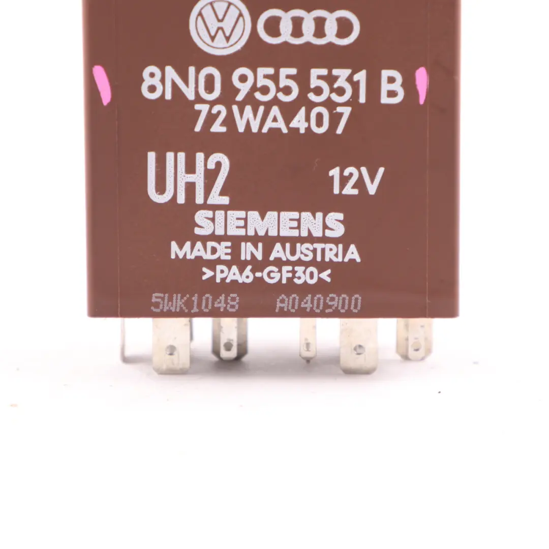 8N Wiper Relay Electrical Unit Brown to Audi TT with Part number 8N0955531B Audi TT 8N Wiper Relay Electrical Unit Brown - SKU 8N0955531B - Part number 8N0955531B