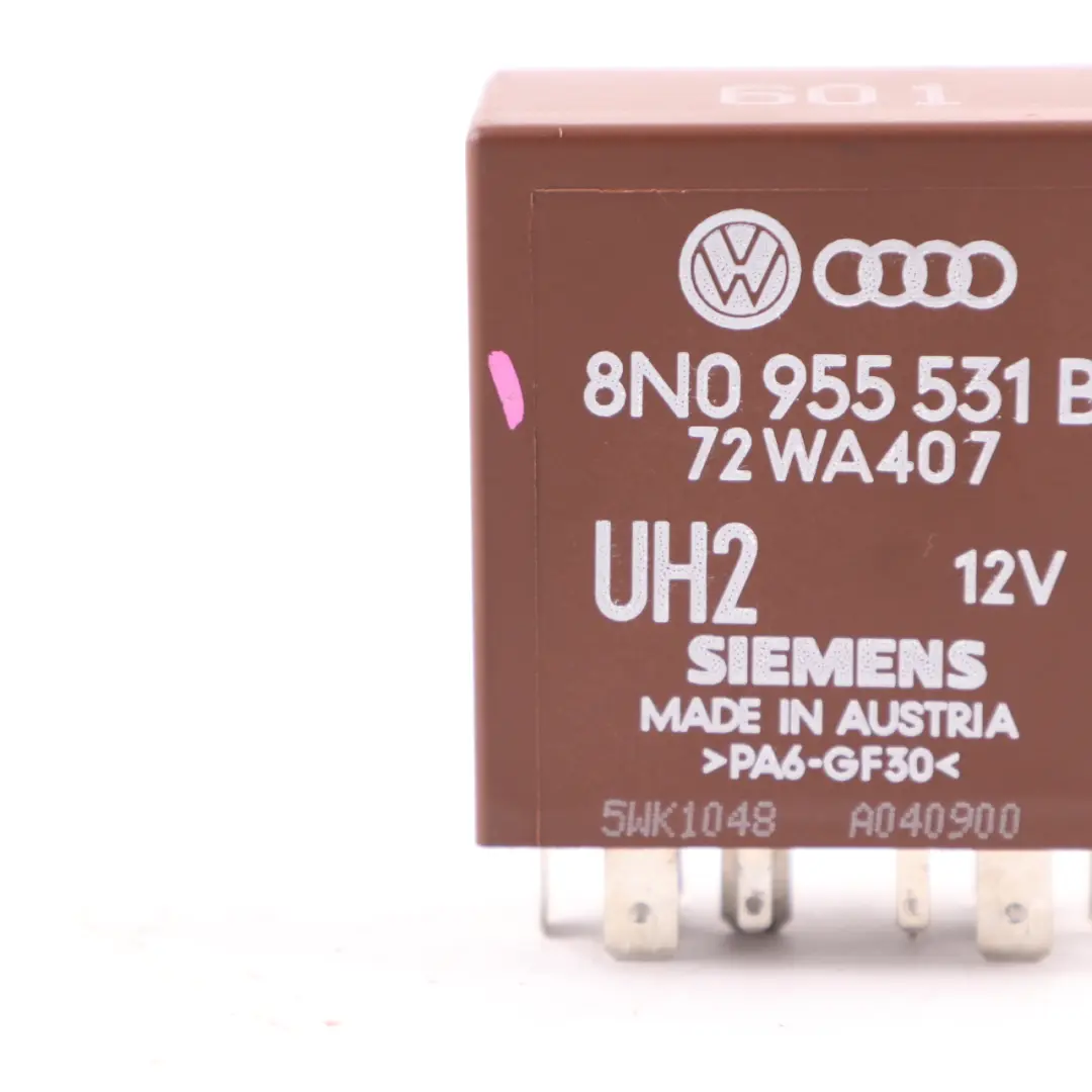 8N Wiper Relay Electrical Unit Brown to Audi TT with Part number 8N0955531B Audi TT 8N Wiper Relay Electrical Unit Brown - SKU 8N0955531B - Part number 8N0955531B