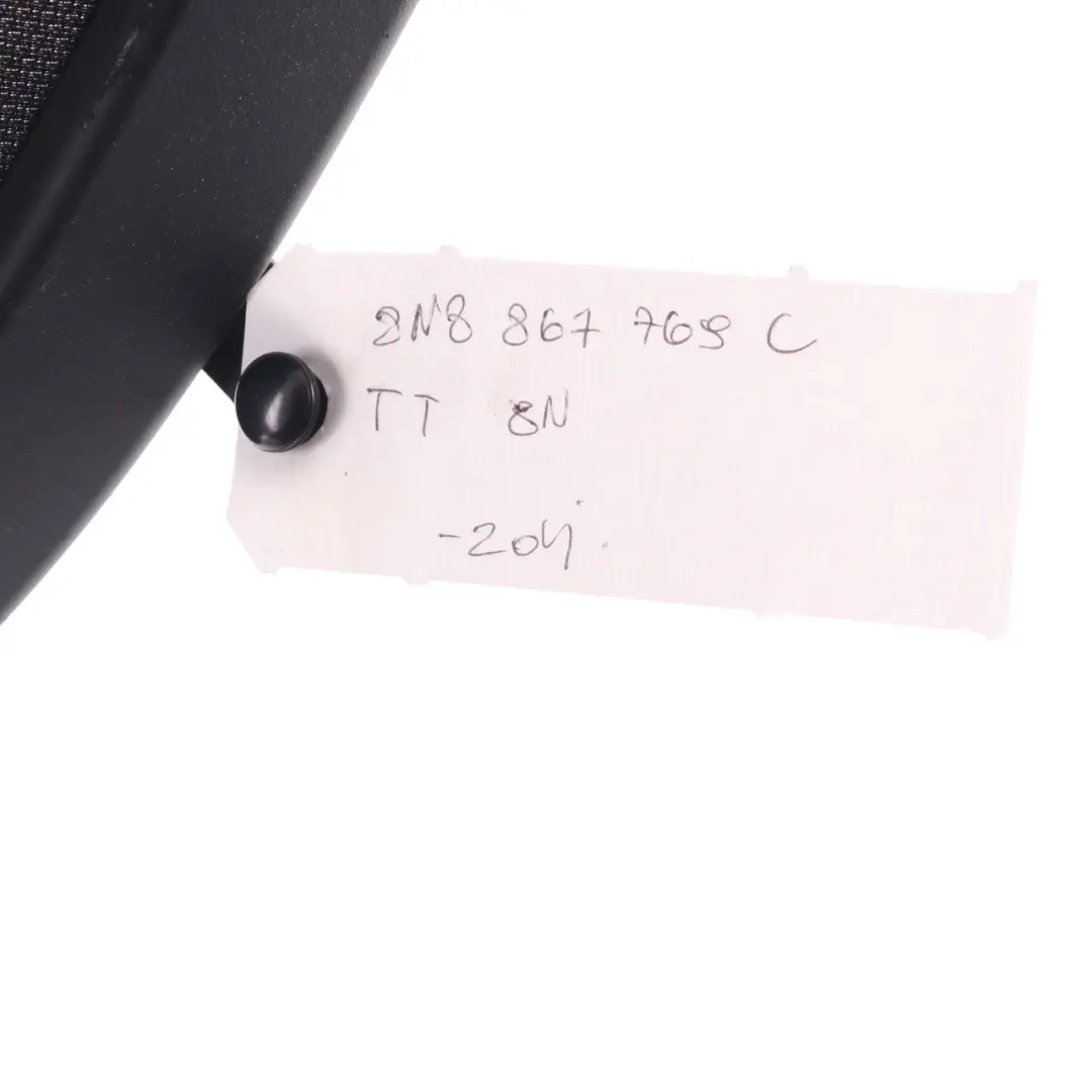 8N Tapa Trasera Maletero Tapa Portón Trasero Estante Negro para Audi TT con número de pieza 8N8867769C Audi TT 8N Tapa Trasera Maletero Tapa Portón Trasero Estante Negro - SKU 8N8867769C - Número de pieza 8N8867769C