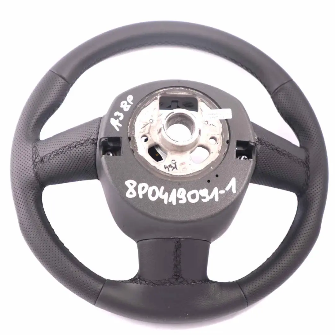 Audi A3 8P S Line NEU Schwarz Leder Sportlenkrad Sport Lenkrad - SKU 8P0419091-1 - Teilenummer 8P0419091