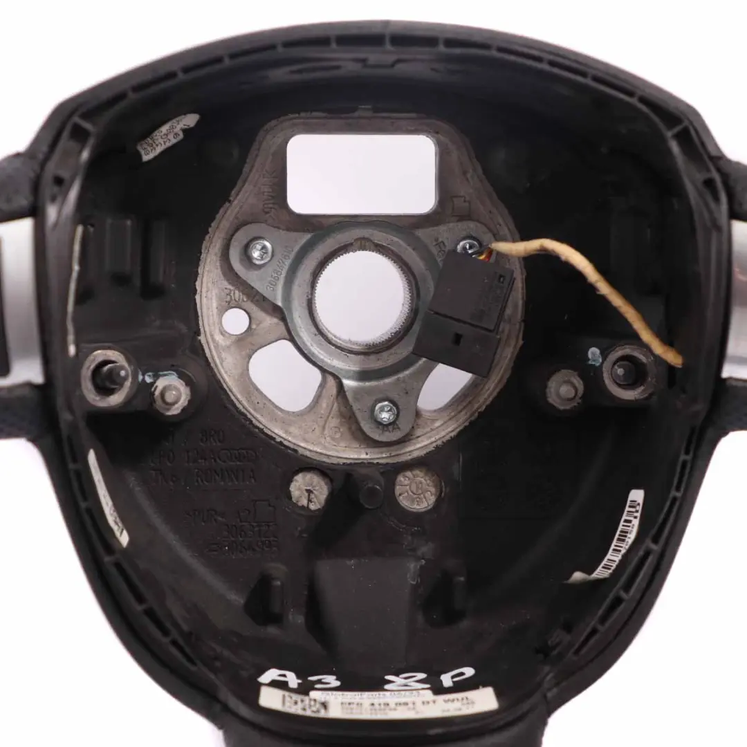 Audi A3 8P S Line NEW Volant Sport en Cuir Noir - SKU 8P0419091-1 - Numéro de pièce 8P0419091